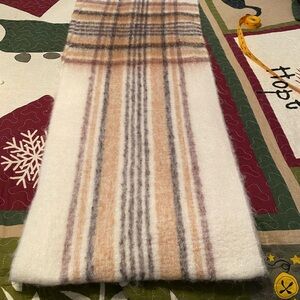 Burberry Plaid Polyester Scarf